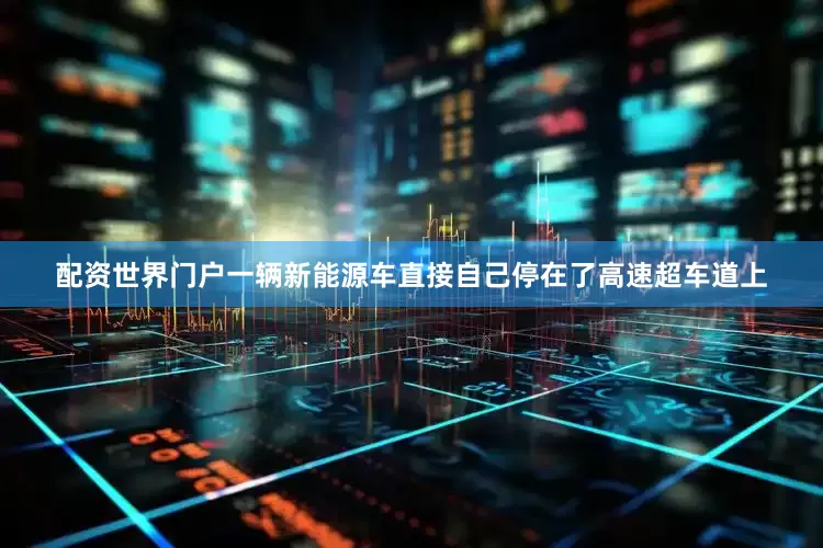 配资世界门户一辆新能源车直接自己停在了高速超车道上